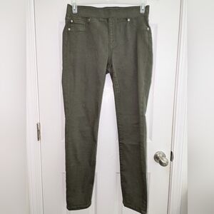 Womens Amazon Essentials Olive Green Jeggings Pants Size 8
